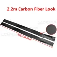 thumbnail image 2 of 86.6'' 2.2m Black/Carbon Car Side Skirt Extension Lip Spoiler For VW Golf MK5 MK6 GTD GTI TDI TSI GTI MK7 CC For Passat Body Kit, 2 of 7