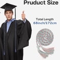 thumbnail image 3 of Graduation Rope Honor Rope Graduation In 2025 Graduate With Tassel Bachelor's Formal Dress Doctoral 67 Inches Long Blue And White, 3 of 5