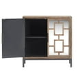 thumbnail image 5 of Tommy Hilfiger Hayworth Short Mirrored Accent Cabinet Ash Gray, 5 of 12