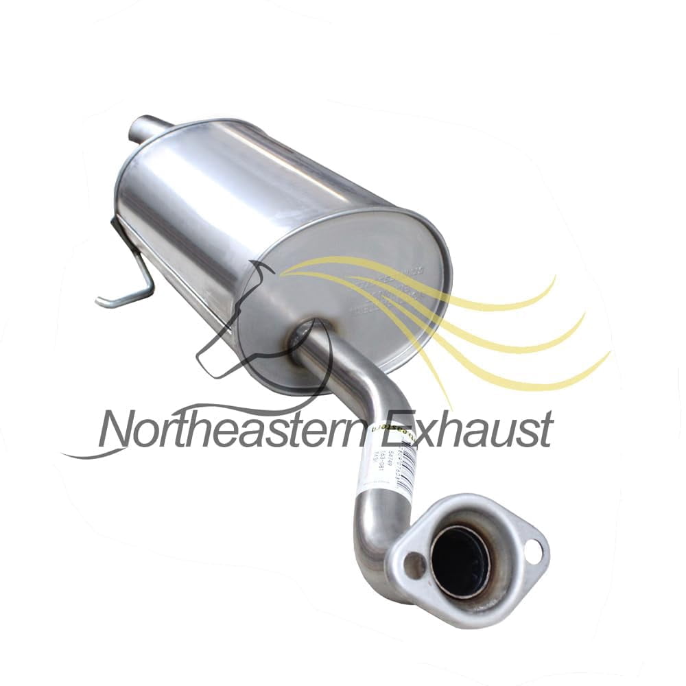 Northeastern Exhaust Resonator & Muffler Kit Fits 2007-2009 Honda CR-V 2.4L - Direct Fit | Stainless Steel Exhaust System Kit
