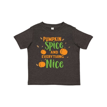 

Inktastic Pumpkin Spice and Everything Nice Fall Autumn Gift Toddler Boy or Toddler Girl T-Shirt