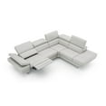 thumbnail image 4 of J & M Furniture 19922-RHFC 117 x 93 x 41 x 29.5-38.5 in. Annalaise Right Hand Facing Chaise Silver & Grey, 4 of 10