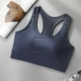 thumbnail image 4 of 2DXuixsh Sports Bras for Women Full Coverage Plus Size Lifting Bra High Impact Sports Bras for Women Padded Workout Bras Racerback Bras Yoga Bras Blue Size L, 4 of 9
