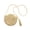 Beige, variant on HOARBOEG Round Crochet Paper Rope Crossbody Bag, Handwoven Straw Shoulder Purse with Tassel, Small Boho Circle Summer Beach Bag for Women, Natural Woven Tote for Casual Travel