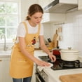 thumbnail image 4 of Todaioua Waterproof Apron for Cooking, Long Oil Resistant Kitchen Bib Apron, Adjustable Waist Apron for Chef Baking Cleaning, Home Restaurant Catering Apron, Washable Work Clothes Adult, 4 of 8