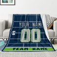 thumbnail image 4 of Seattle Throw Blanket Personalized for Men Women Youth Gifts, 4 of 6