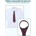 thumbnail image 4 of S.H. Churchill & Co. Ties For Boys - Necktie & Pocket Square - Pre-Tied Woven Kids Zipper Tie, School Uniforms Wedding, 4 of 7