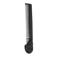 thumbnail image 4 of Mustache Comb, Rust Proof Fashionable Stainless Steel Beard Comb Portable  For Daily Life For Home Travel Black, 4 of 8