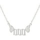 thumbnail image 1 of Joyería de Acero Inoxidable Mujeres Luz Ángel Número Colgante Collar 000 999, 1 of 6