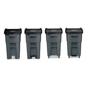 Rubbermaid Commercial Products 50 gal Brute Recycling Rollout Container