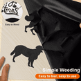 thumbnail image 4 of Vinil Textil Basico Pvc 30.5 x 488 cm Para Camisetas Textiles, Negro, 4 of 4