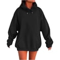 thumbnail image 1 of QianmianT Womens Oversized Hoodies Fall Winter Cute Sweatshirts Fashion Tops Trendy Outfits Drawstring Pullover Sweatshirts, 1 of 1