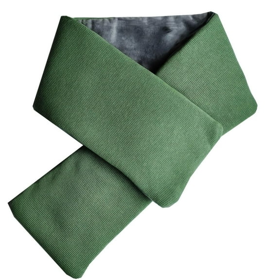 LWNYDPLSD Silk Scarves Heated Scarf for Men and Women 3 Temp Settings USB Smart Heating Scarf Cordless Neck Heating Pad Scarf Washable Sales Today Clearance Green One Size