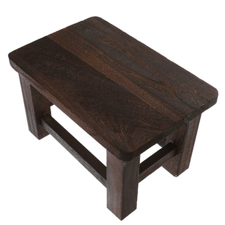 FOLOYORI Small Wood Step Stool Solid Wood 1Pcs