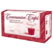 Communion Cups - Plastic Cups (1000 Count Box): Stackable / Smooth Rim / Ultra-Clear / Recyclable, (Paperback)