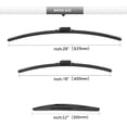 thumbnail image 3 of SHIQI-Front and Rear Windshield Wiper Blades, 3 Pcs Front and Back Windshield Wipers Blades Replacement for Subaru Crosstrek 2018-2024, Car Window Wiper Blades from 2018 to 2024, 3 of 4