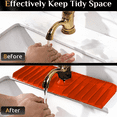 thumbnail image 4 of Silicone Faucet Handle Drip Catcher Tray，Kitchen Guard Silicone Faucet Sink Splash Guard, Sink Faucet Mat, 4 of 5