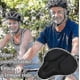 thumbnail image 2 of Large Wide Comfortable Soft Padded Exercise Bike Seat Cover for Bicycles, 2 of 5