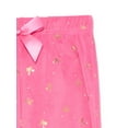 thumbnail image 5 of Sleep On It Girls Foil Print Velour Top and Pants Pajama Set, 2-Piece, Sizes 8-16, 5 of 5