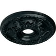 thumbnail image 3 of Ekena Millwork 18"OD x 3 1/2"ID x 2 1/2"P Granada Ceiling Medallion (Fits Canopies up to 6 5/8"), Hand-Painted Night Shade, 3 of 5