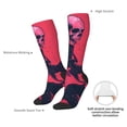 thumbnail image 4 of Rocae Rock Skull Guitarist for Novelty Casual compression Socks For Women Men Contrast Color Stockings, 4 of 6