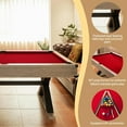 thumbnail image 6 of Tuekys 7FT Pool Table, 84" Billiard Table with 2 Cue Sticks, Billiard Balls, Cues, Cleaning Brush, X-Legs, 6 of 6