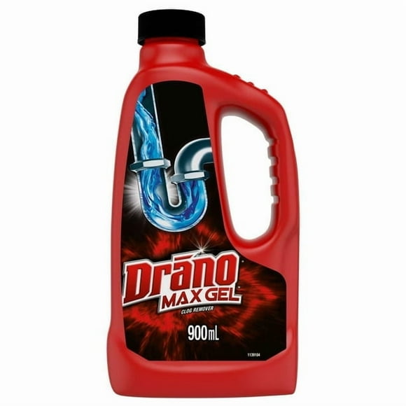 Drano® Gel Max pour Déboucher et Nettoyer les Drains, 900 ml