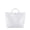 White-T7, variant on Fashionable Versatile Shiny Jelly Tote Bag Large Capacity Crocodile Pattern Handbag for Work School