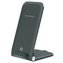 TekYa QiTek Stand 15W Foldable Qi Wireless Charger Stand - Black