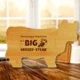 thumbnail image 4 of Becoming a Vegetarian is a Big Missed-Steak 14.75 x 9.75" Cow Shape Cutting Board | Funny Kitchen Chopping Board, 4 of 7