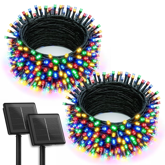 Guirnalda de luces solares Brightown, 88 m, 800 LED, multicolor