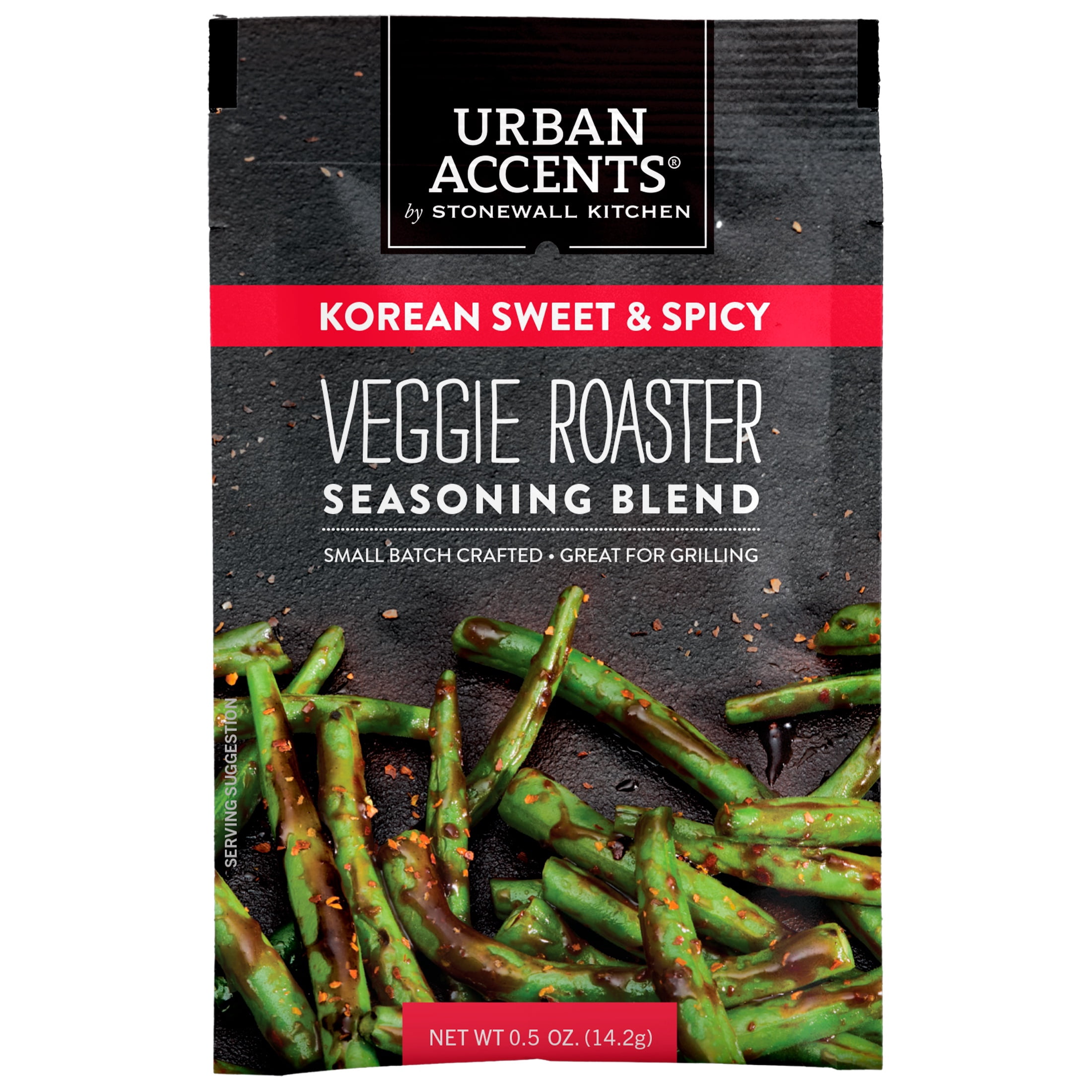 (12 pack) Urban Accents Korean Sweet & Spicy Veggie Roaster Seasoning Blend, 0.5 oz. Pouch
