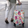 thumbnail image 3 of Pioneer Flower Floral Print Pattern Luggage Cover Fashion Suitcase Cover Baggage Covers Fit 25-28 Inch Luggage (Go Travel), 3 of 5
