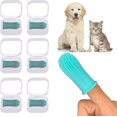 thumbnail image 1 of Dog Toothbrush, 6 Pcs 360 Degree Dog Finger Toothbrush With Storage Case, Non-toxic, 1 of 5