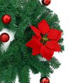 thumbnail image 3 of MesaSe 12Pcs Christmas Tree Red Artifical Flower Decorations, 3 of 10