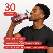 Snap Supplements Beet Root Nitric Oxide Powder - Blood Pressure & Cardio Health Support, Energy Boost, Original