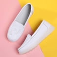 thumbnail image 3 of Women's Casual Loafers Slip On Leather Shoes Lightweight Walking Shoes Moccasins Classic Penny Loafer Flats Boat Shoes, 3 of 10