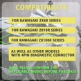 thumbnail image 2 of Cable adaptador OBD2 para motocicletas Kawasaki Lydesor de 4 a 16 pines, 2 of 7