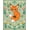Orange, Pattern 1, variant on Flatwoven High Traffic Area Rug, Magical Forest Friends Fox With Woodland Creatures, Non Slip, Stain Resistant, Washable Area Rugs for Living Room, Bedroom(Orange, 6)