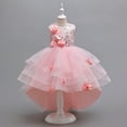 thumbnail image 4 of Esaierr 4-11Y Kids Girls Dresses Flower Princess Dress Toddlers Princess Dress Flower Girl Dresses for Wedding Dress for Girls Wedding Guest Pageant Dresses for Girls Birthday Dresses for Girls, 4 of 8