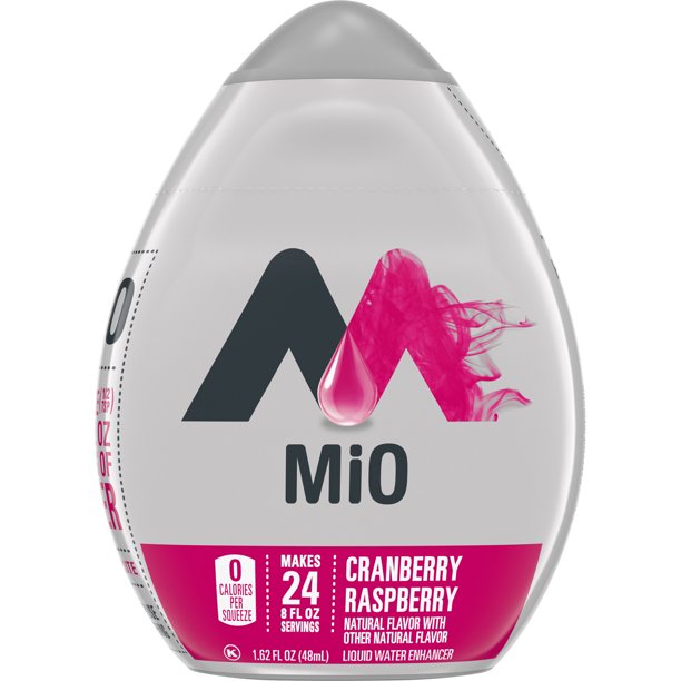MiO Cranberry Raspberry Liquid Water Enhancer , Caffeine Free, 1.62 fl