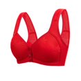 thumbnail image 3 of Blmnix Bralettes for Women Racerback Bras Push Up Bra Front Closure Bra Bralette Red Standard Straps Sports Bra,44, 3 of 4
