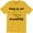 Gold, variant on This Is My Mana funny mana sarcastic humor Cool Funny Mens T-Shirt