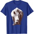 thumbnail image 1 of Cool Cute Walking Rhinoceros Hippopotamus Hippo Rhino Animal T-Shirt, 1 of 1