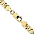 thumbnail image 4 of 10K Yellow Gold Jbsp's 6.1mm Flat Beveled Curb Chain (24 X 6.1) Made In South Africa 8227-24, 4 of 5