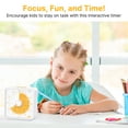 thumbnail image 4 of 60-Minute Visual Countdown Timer for Kids: Classroom, Kitchen & Study Desk Time Management Tool with Orange Pattern, 4 of 8