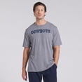 thumbnail image 4 of Men's Fanatics Heather Gray Dallas Cowboys Pass Rush Tri-Blend T-Shirt, 4 of 7