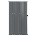 thumbnail image 4 of vidaXL Tool Shed Outdoor Storage Shed with Lockable Door Galvanized Steel, 4 of 7