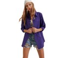 thumbnail image 6 of VAVONNE Womens Stylish Loose Fit Blouses, Casual Button Down Shirts, 6 of 8