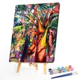 thumbnail image 2 of Cuadros Decorativos 40x50cm Pintura al óleo por números Ciudad de verano Cuadro de bricolaje sin marco (M275) Tmvgtek embutido en tela, 2 of 9